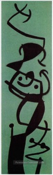 Joan Miró œuvres - Femme et Oiseau I Joan Miro